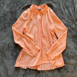 Guess flowy pleated blouse